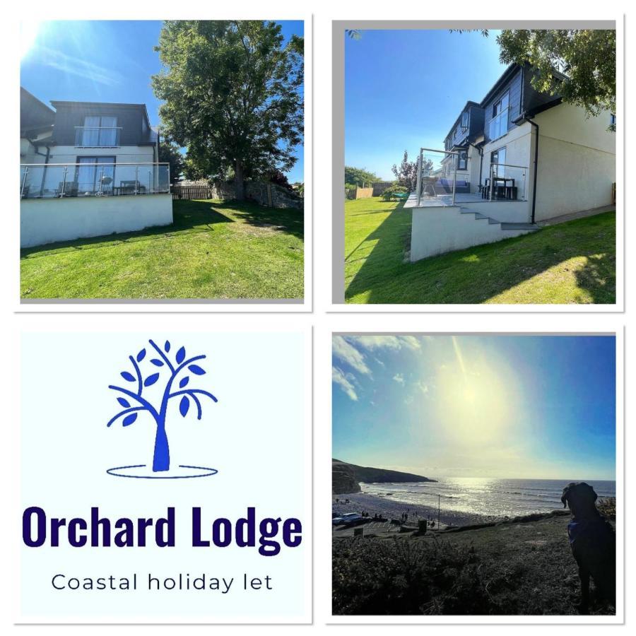 Orchard Lodge -Coastal Retreat, New Build, Village Views, Private Garden And Terrace Saint Brides Major Exteriér fotografie
